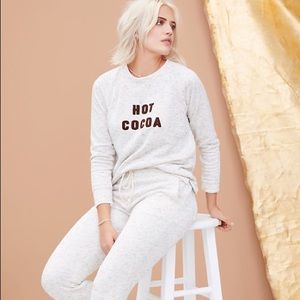 NEW Lou & Grey for Loft Hot Cocoa Sweatshirt